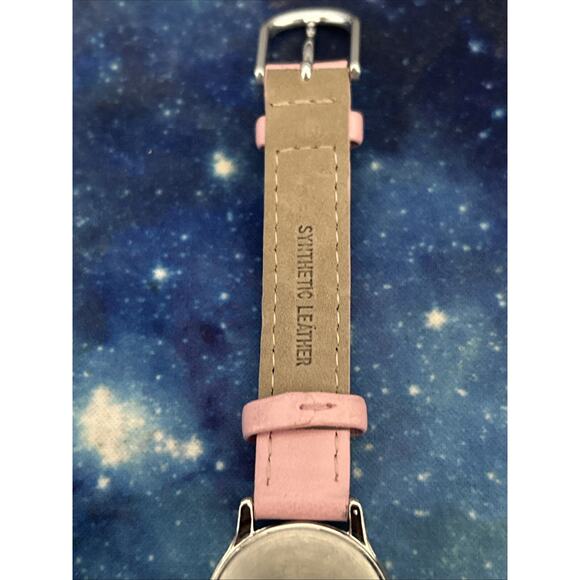 Timex Silver Tone Pink Band Women’s Quartz Watch - Picture 6 of 8